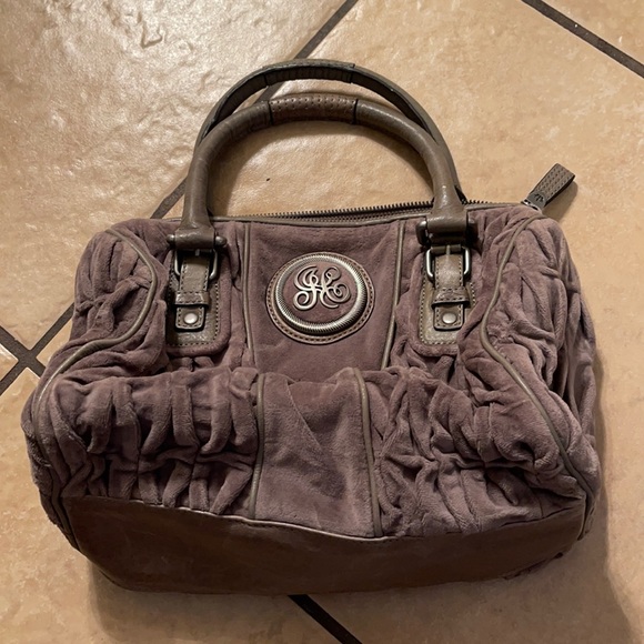 Juicy Couture Handbags - Vintage Juicy Couture Velvet Dome Satchel